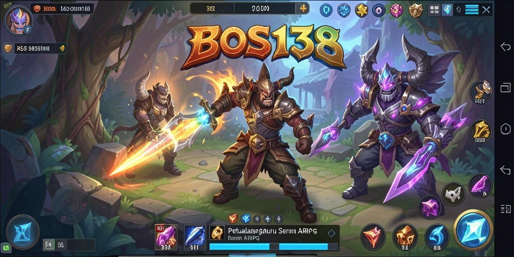 Tampak gameplay seru dalam game ARPG penuh petualangan.