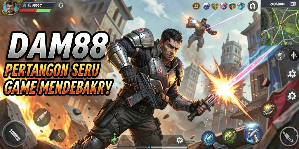 Screenshot memainkan aksi pertarungan seru dalam DAM88.