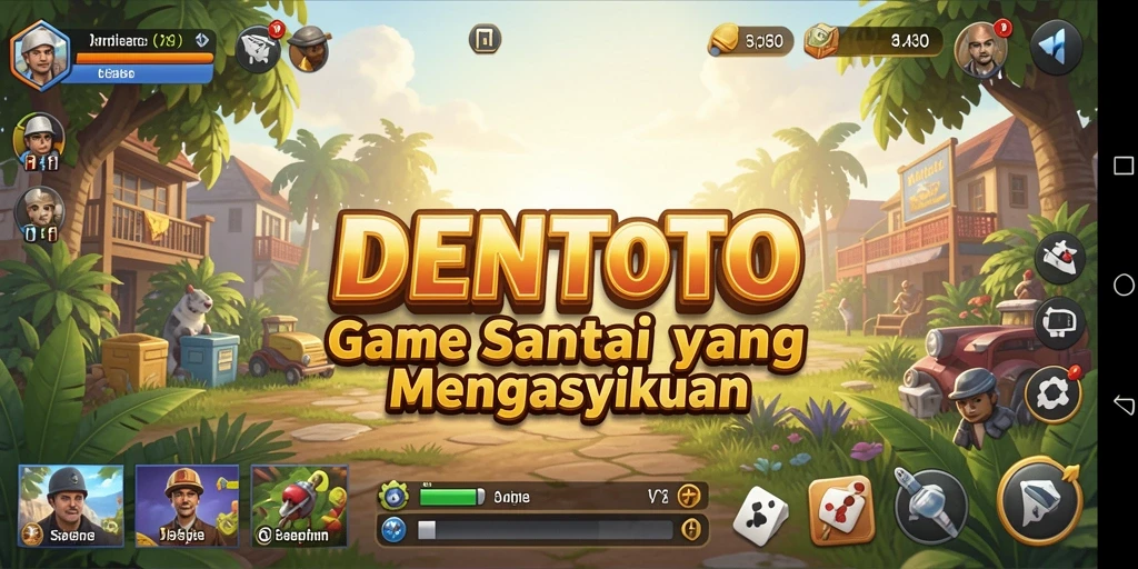 Tampilan permainan DENTOTO yang seru dan interaktif.