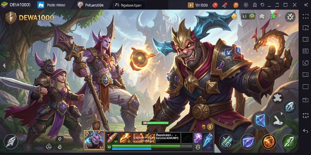Gameplay seru dan menakjubkan di DEWA1000, eksplorasi dunia fantasi.