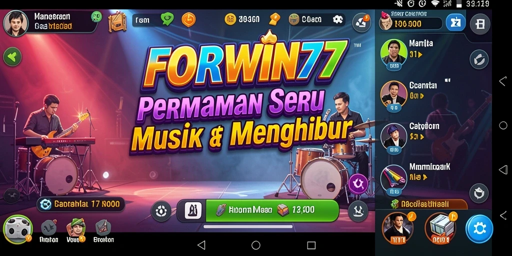 Tampilan gameplay FORWIN77 yang menarik dan interaktif.