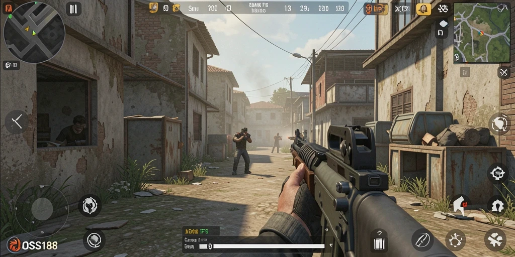 Tampilan gameplay JOSS188 yang mendebarkan dalam pertempuran intens.