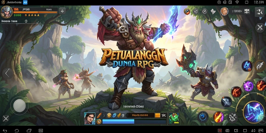 Screenshot gameplay JPS88 menampilkan pertarungan epik dalam dunia RPG.