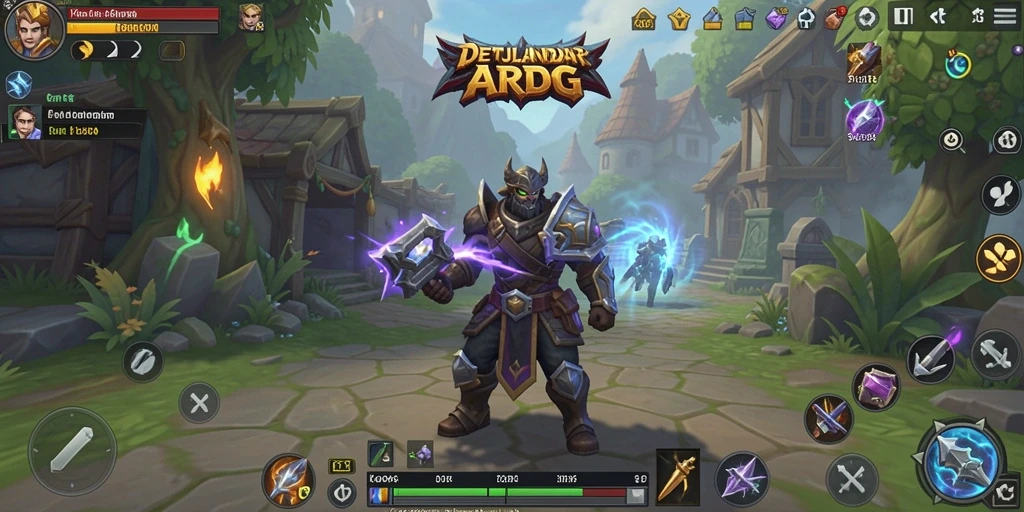 Tampilan menarik gameplay KAKRP dalam dunia ARPG.