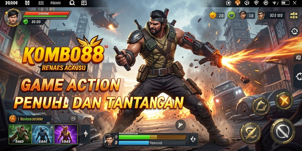 Tampilkan aksi mendebarkan dalam KOMBO88 dengan gameplay intens.