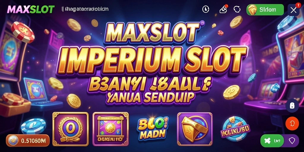 Screenshot MAXSLOT menampilkan gameplay pengelolaan kasino yang seru.