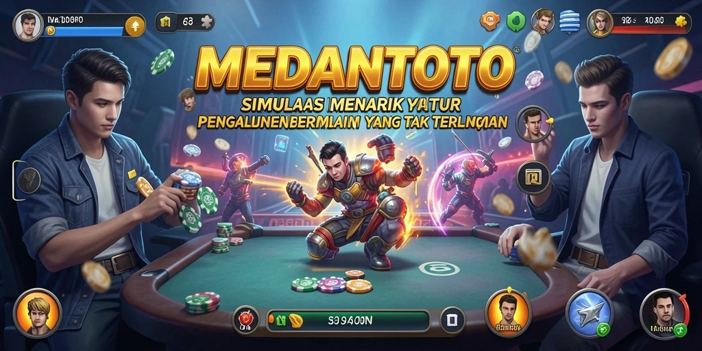 Tampilan gameplay menakjubkan dari MEDANTOTO yang menunjukkan interaksi pemain.