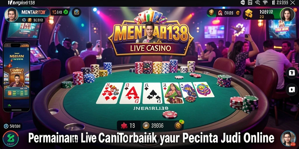 Tampilan Gameplay Live Casino di MENTARI138 yang menarik dan interaktif.