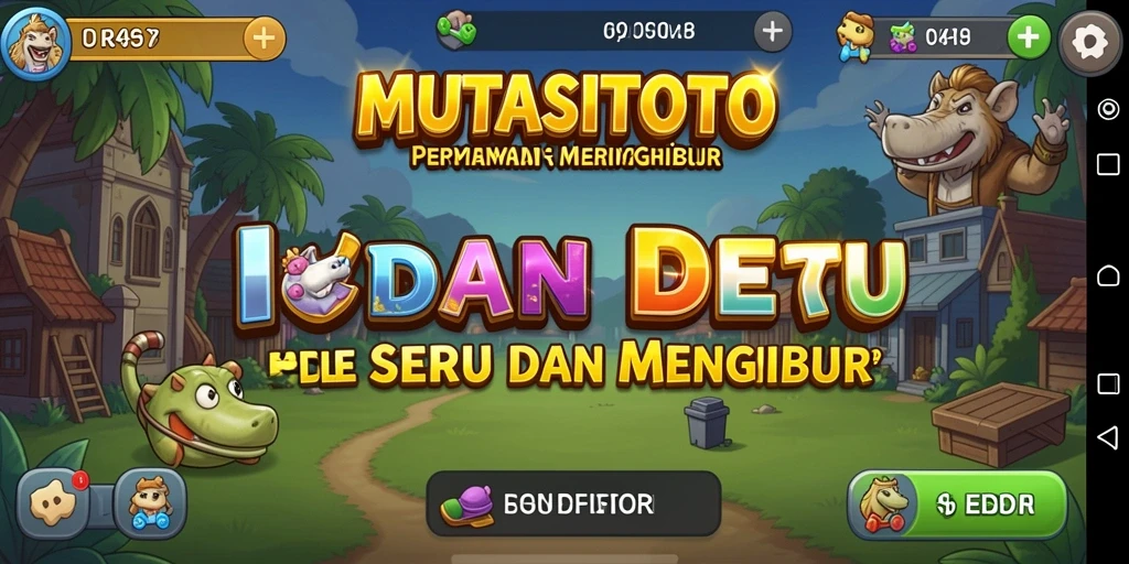 Tampilan gameplay seru dan menghibur dari MUTASITOTO.