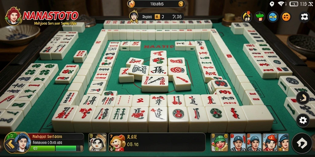 Gameplay Mahjong yang seru dan menantang di NANASTOTO.