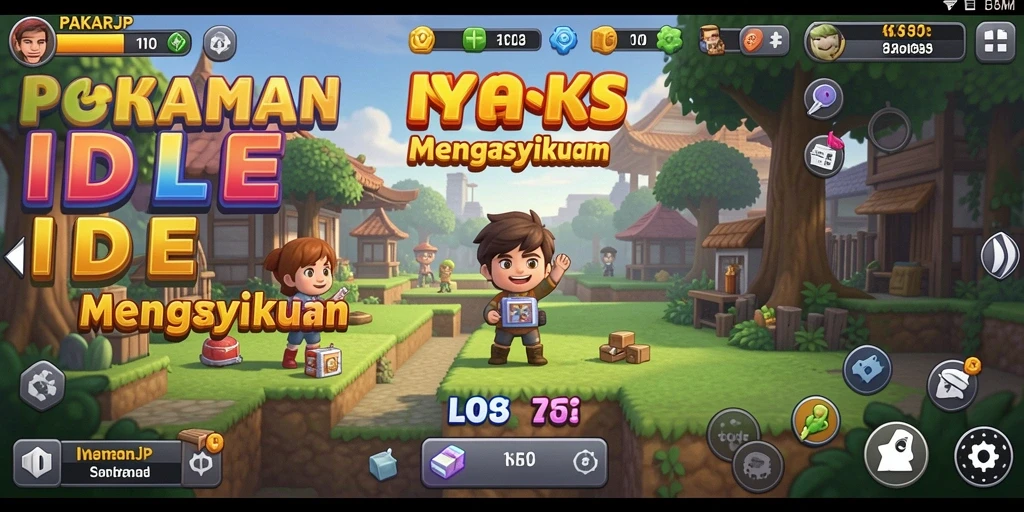 Tampilan gameplay PAKARJP yang penuh warna dan menarik.