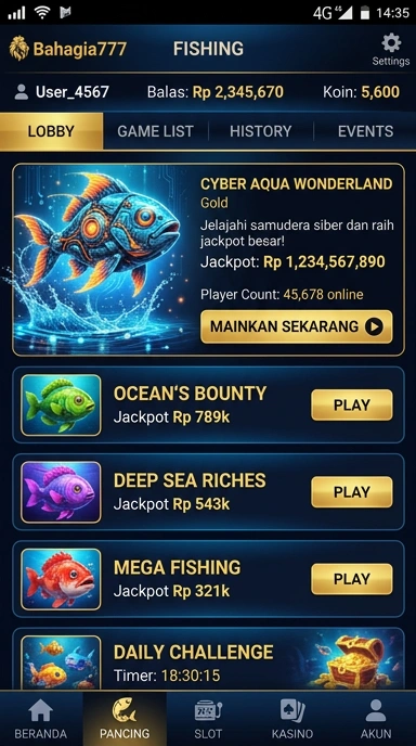 Pengguna dapat menemukan aplikasi terbaru di bahagia777.